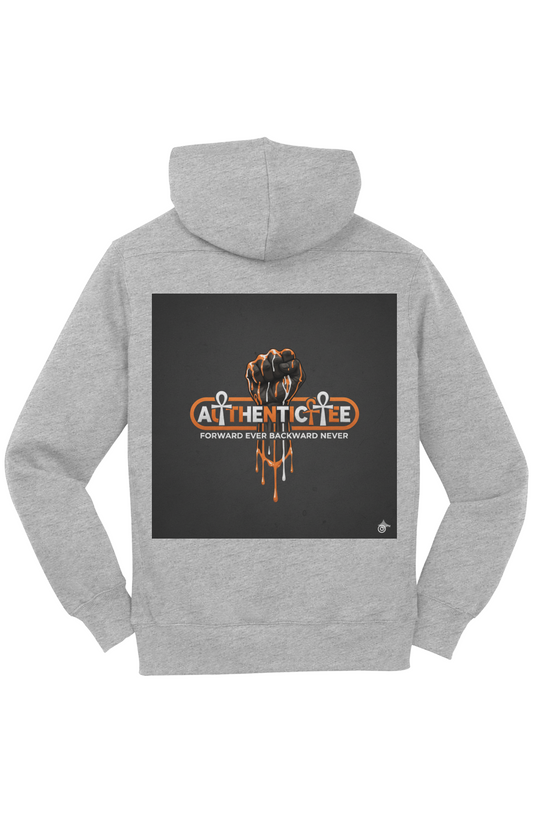 Authenticitee Lace Up Pullover Hooded Sweatshirt