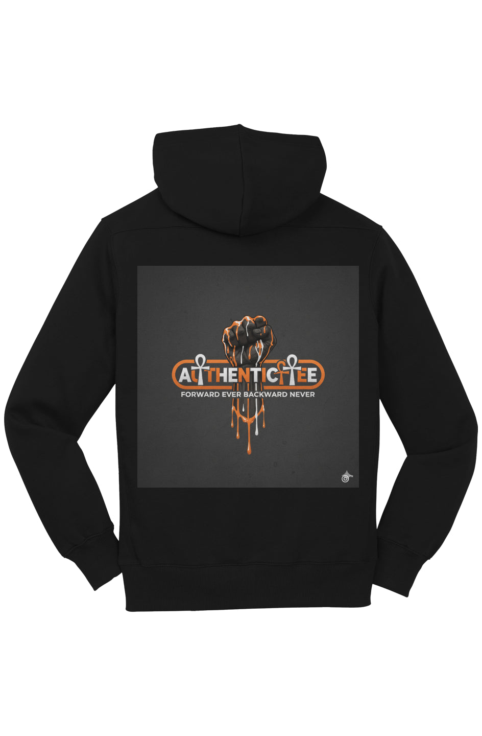 Authenticitee Lace Up Pullover Hooded Sweatshirt