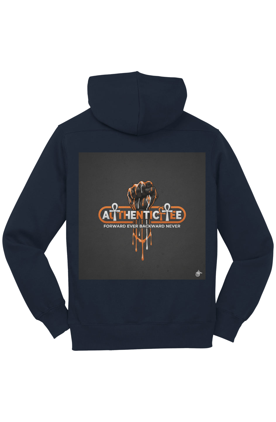 Authenticitee Lace Up Pullover Hooded Sweatshirt