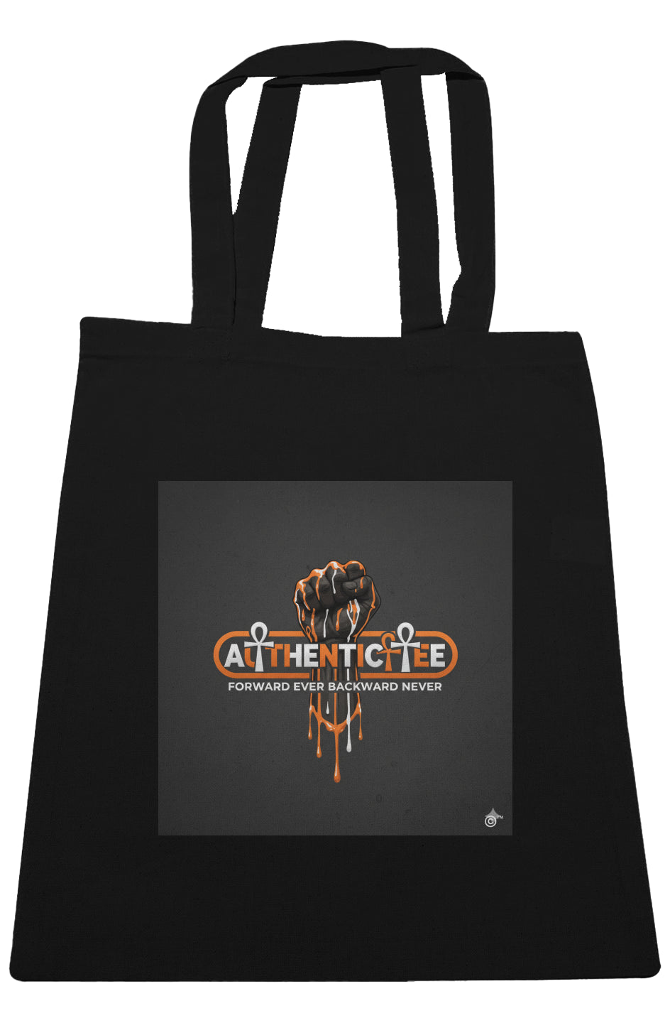 Authenticitee Large Canvas Tote
