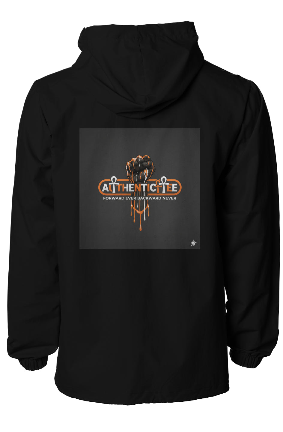 Authenticitee Water-Resistant Hooded Windbreaker