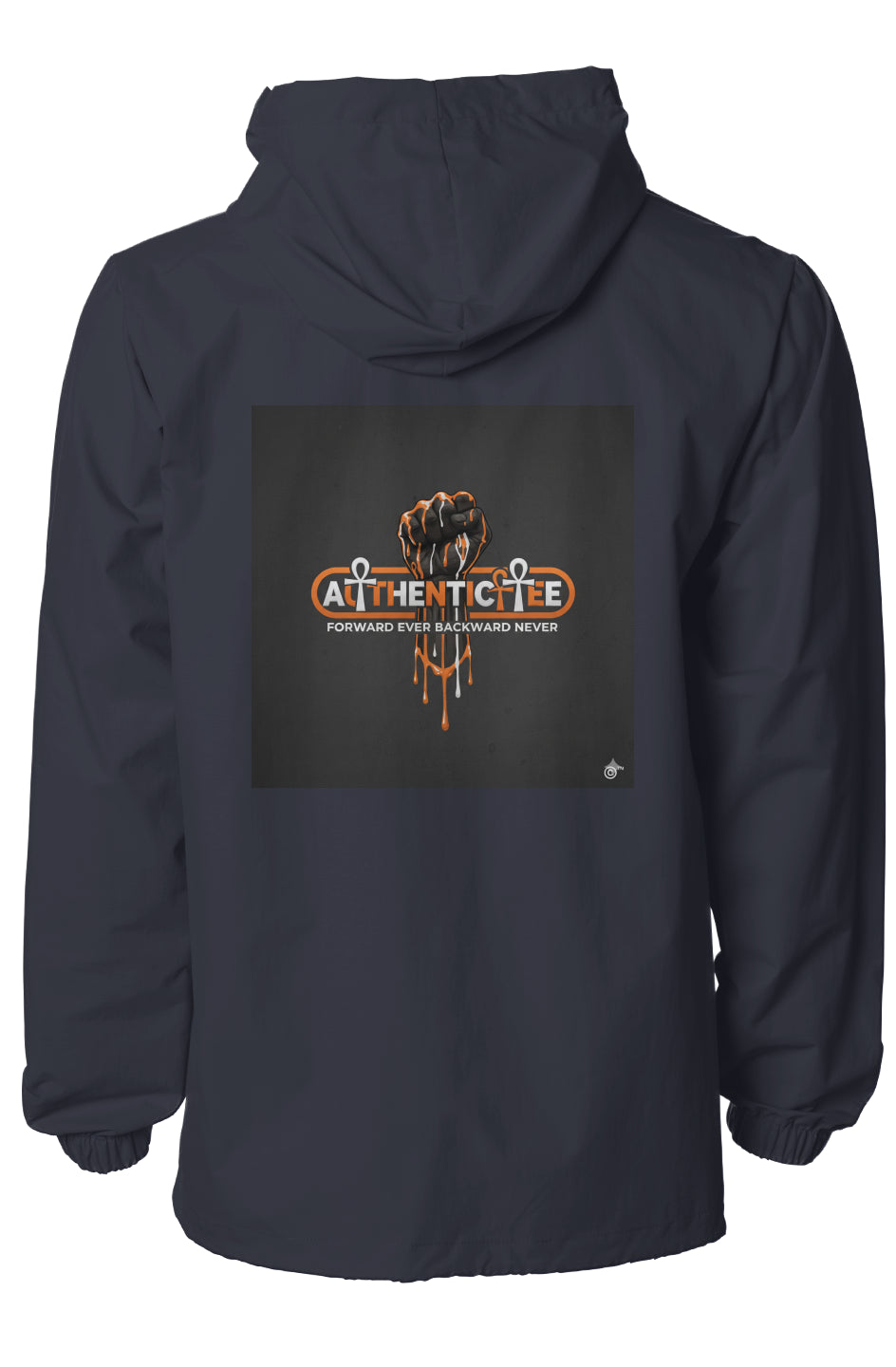 Authenticitee Water-Resistant Hooded Windbreaker