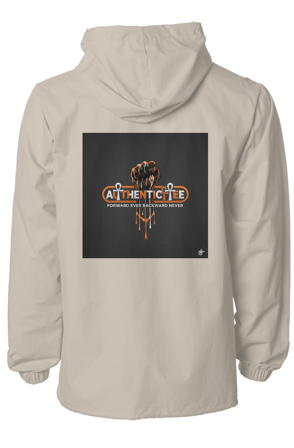 Authenticitee Water-Resistant Hooded Windbreaker